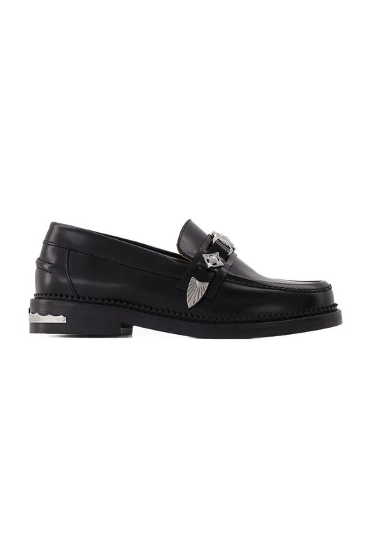 Aj1041 Loafers - Toga Pulla - Black - Polido