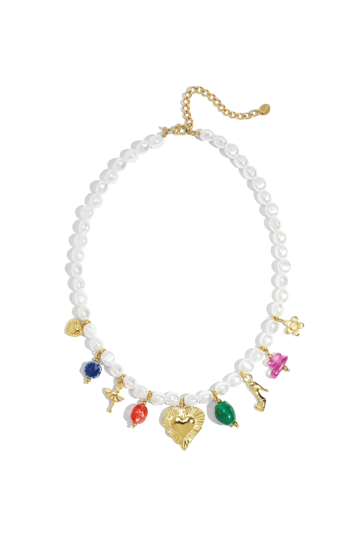 Imitation Perle Perlen Halsketten Herz Casual Täglich Romantische Serie frauen schmuck