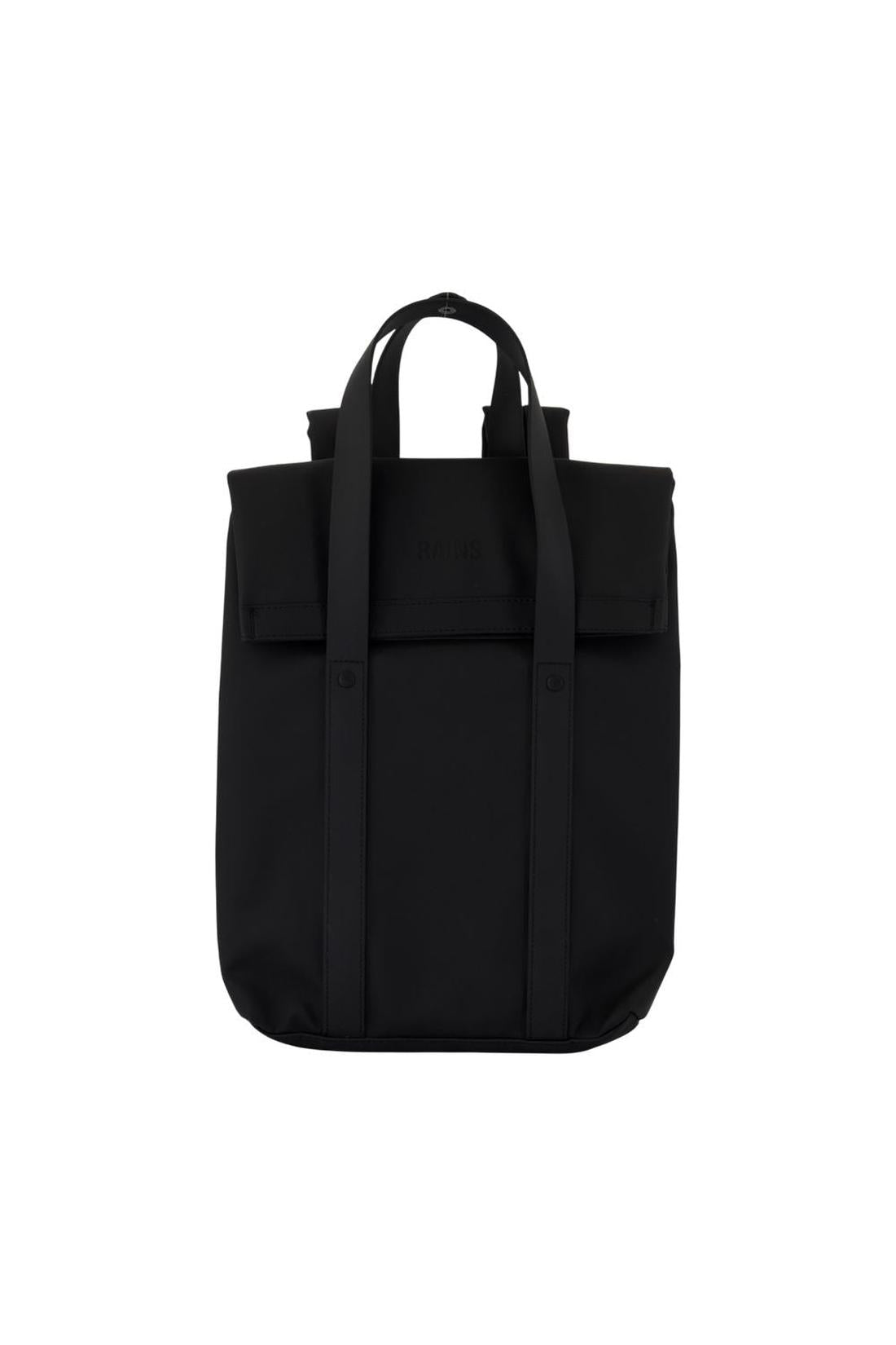 Cabas Tote Bag Mini W3 - RAINS - Synthetik - Schwarz