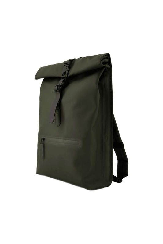 Rolltop Rucksack - Rains - Synthetik - Grün