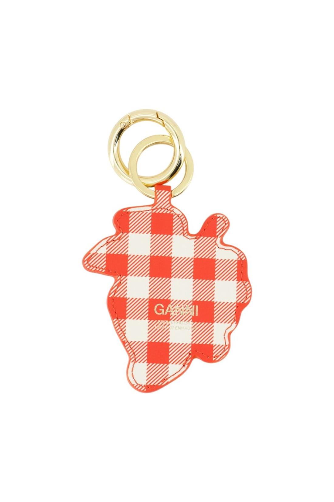 Schlüsselanhänger Grape - Ganni - Leder - Rot