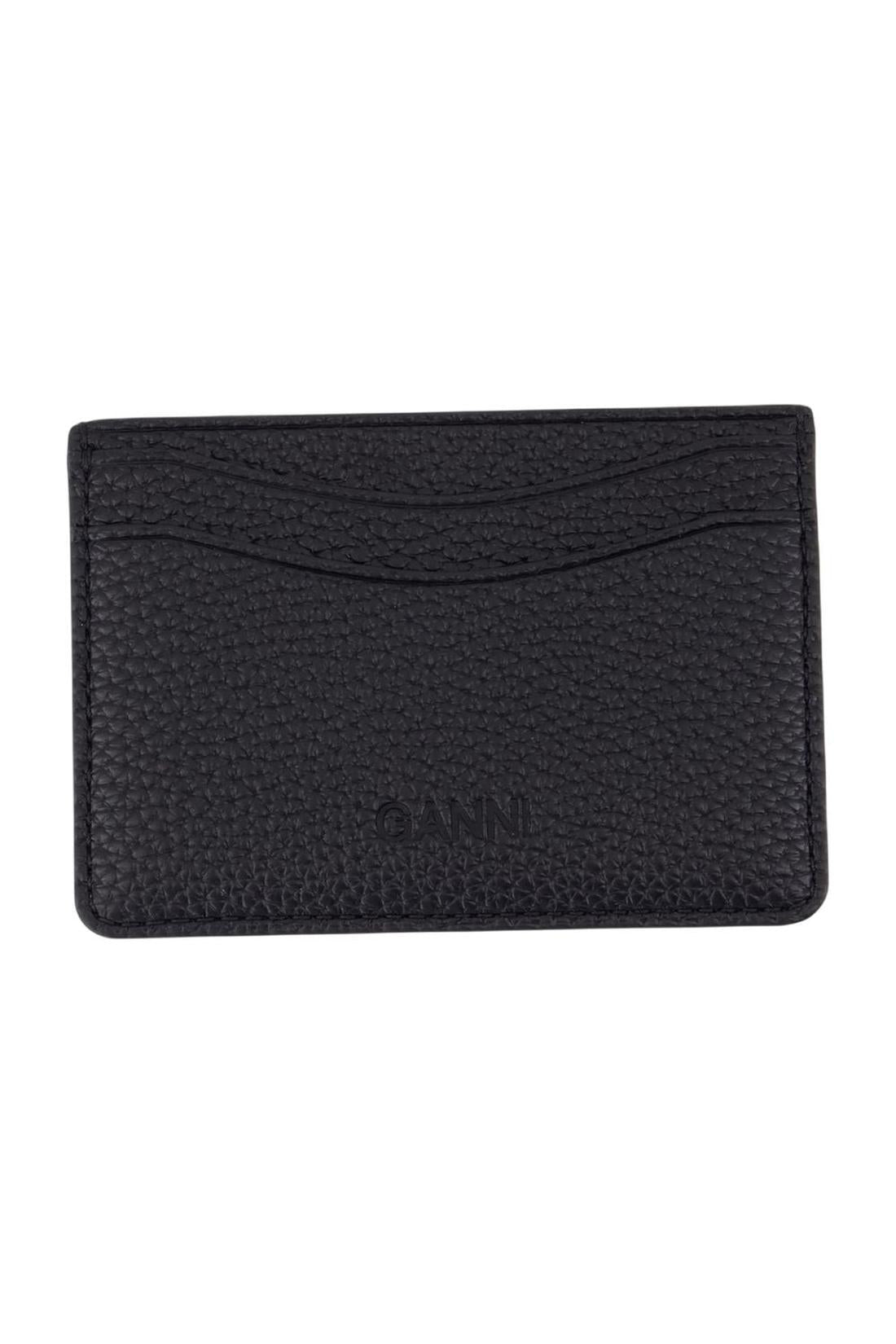 Kartenhalter Bou Grained Gold - Ganni - Synthetisch - Schwarz