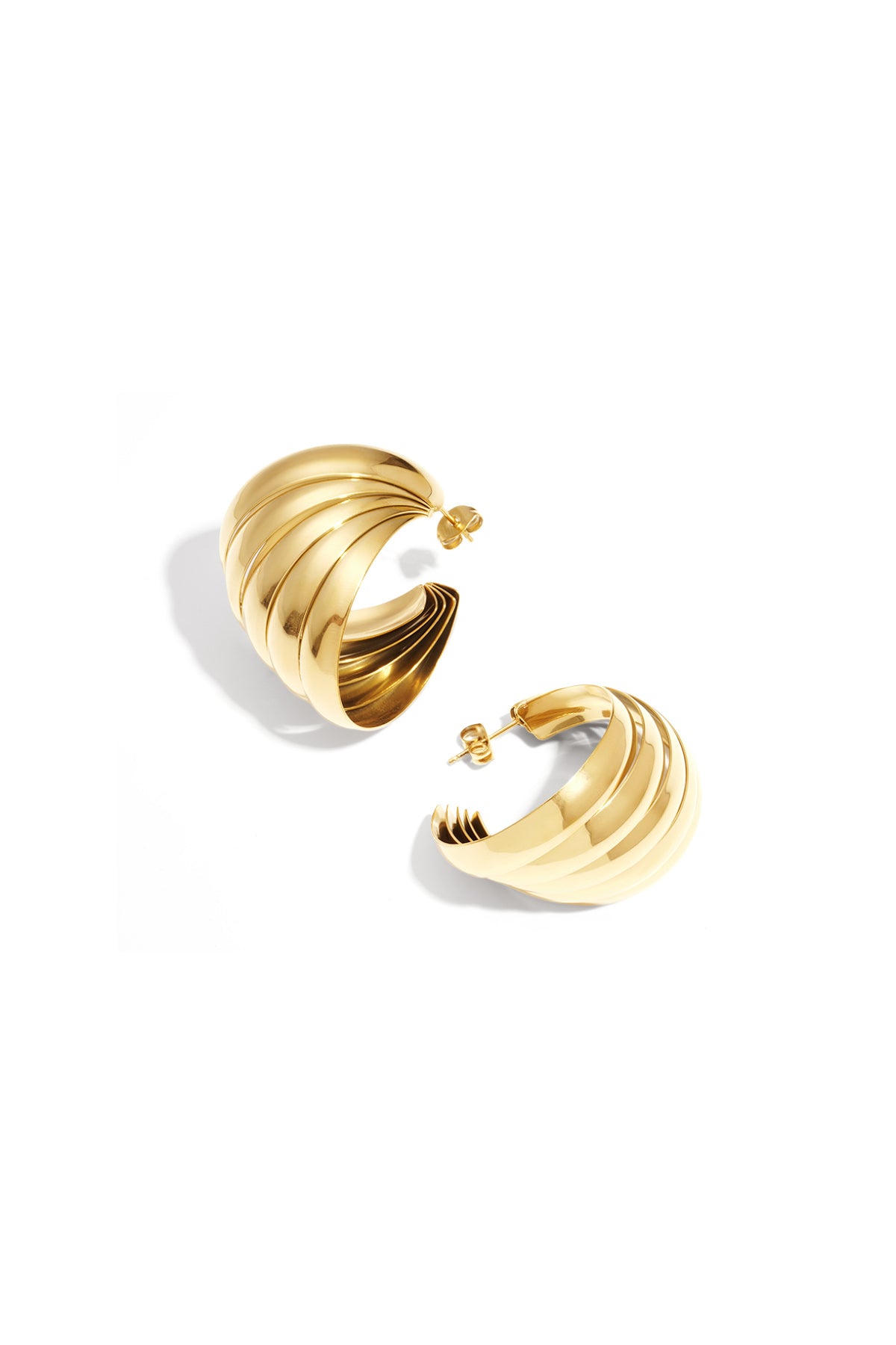 Edelstahl Ohrstecker Geometrisch Casual Daily Simple Serie Damenschmuck