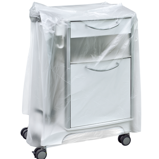 DEISS 59867 - Nachttischhaube 600+500x1000x0,01 mm transparent | Packung (200 Stück)