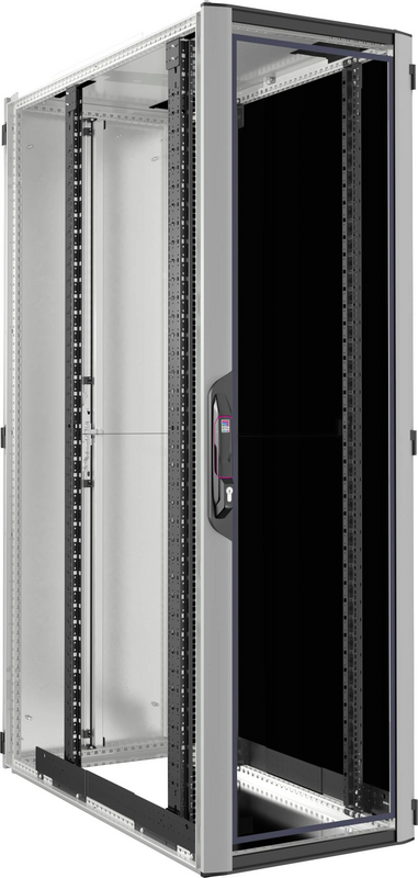 B-Ware Rittal Vx 5310.128 19 Zoll Netzwerkschrank 600 X 2000 X 1200 Mm Grau Patchpanel