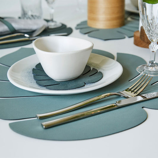 Untersetzer Blatt NUPO, in mehreren Farben