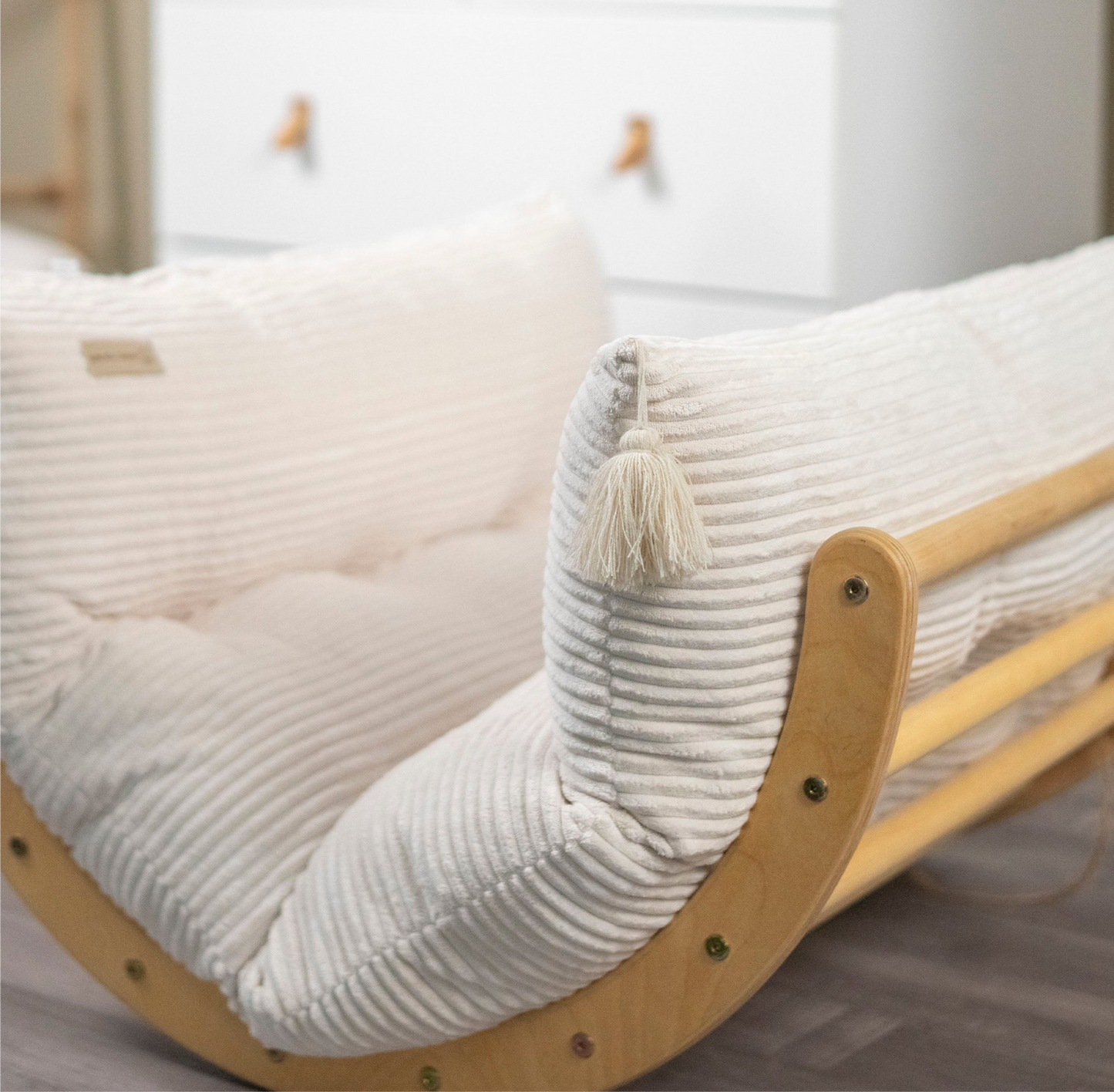 Matratze Bodenmatte Cord gesteppt für Kletterbogen, Spielezimmer