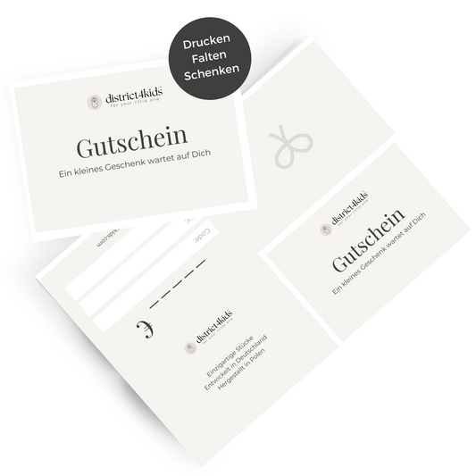 Geschenkgutschein digital - inkl. Gutschein-Template zum ausdrucken
