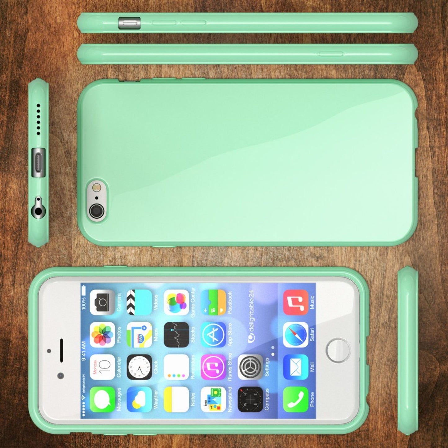 iPhone 6 Plus 6S Plus Case, Phone Case by NALIA, Ultra-Slim Silicone Jelly Case