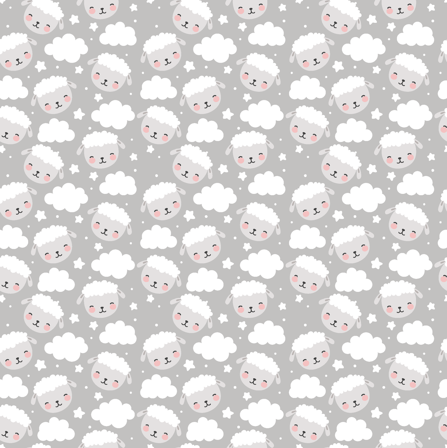 Baby Gurtschutz Schafe mit Wolken