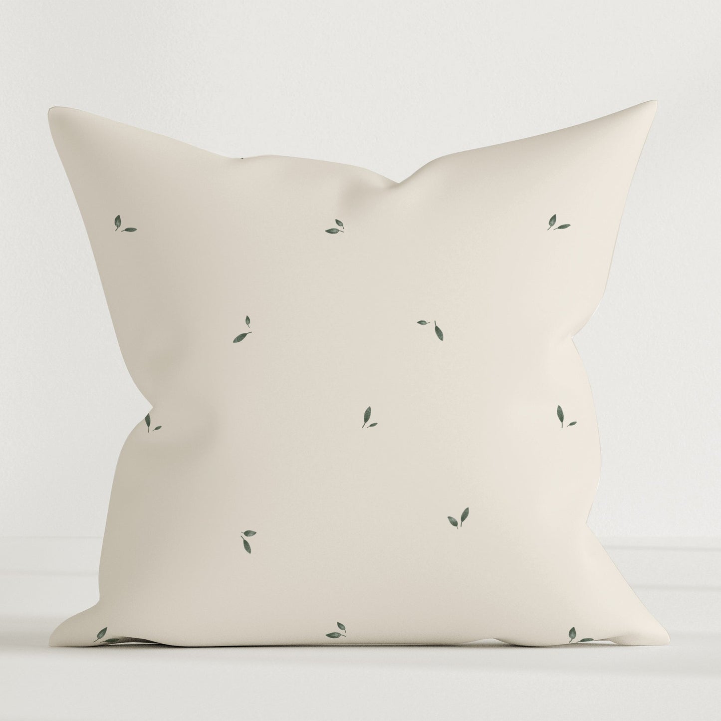 "Small Olive Leaves" Premium Decorative Cushion