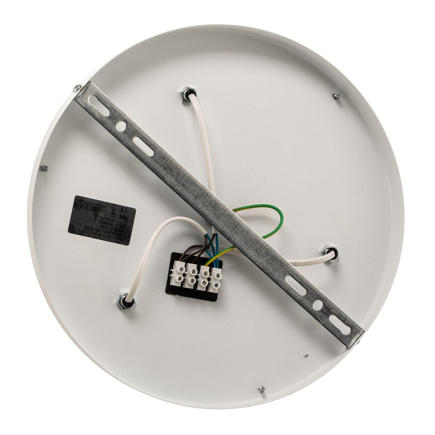 B-lager Eko Light loftljós Leano hengiljós E27 grár kringlóttur lín 966