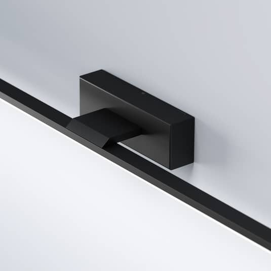 B-grade Euluna LED wall light, mirror wall lamp, bathroom light, black 