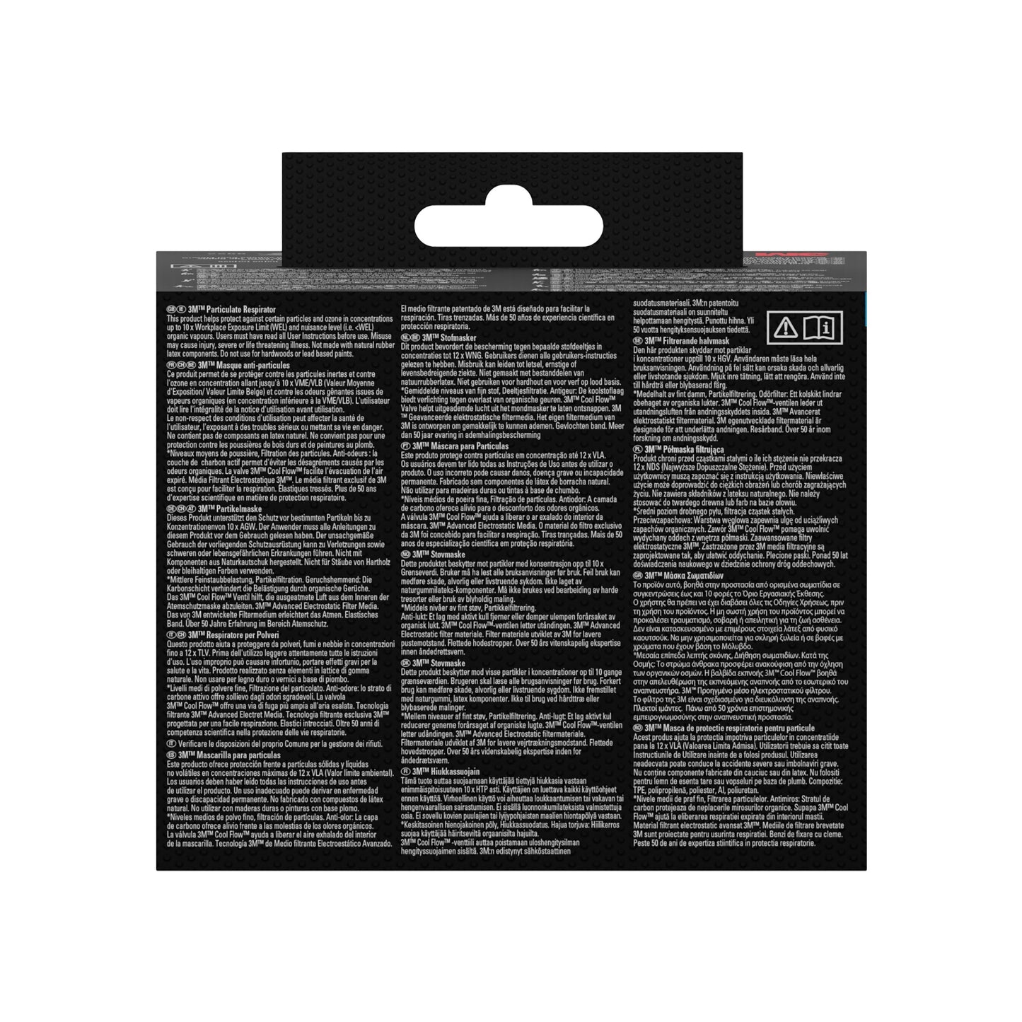 3M™ Aura™ Comfort Cool Flow™ Partikelmaske 9332+, FFP3, mit Ventil