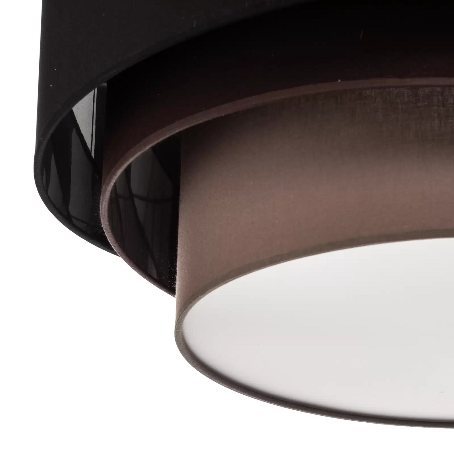 B-flokks Euluna Trio Max 60cm svart/jarðlitað/cappuccino loftlampi loftljós E27