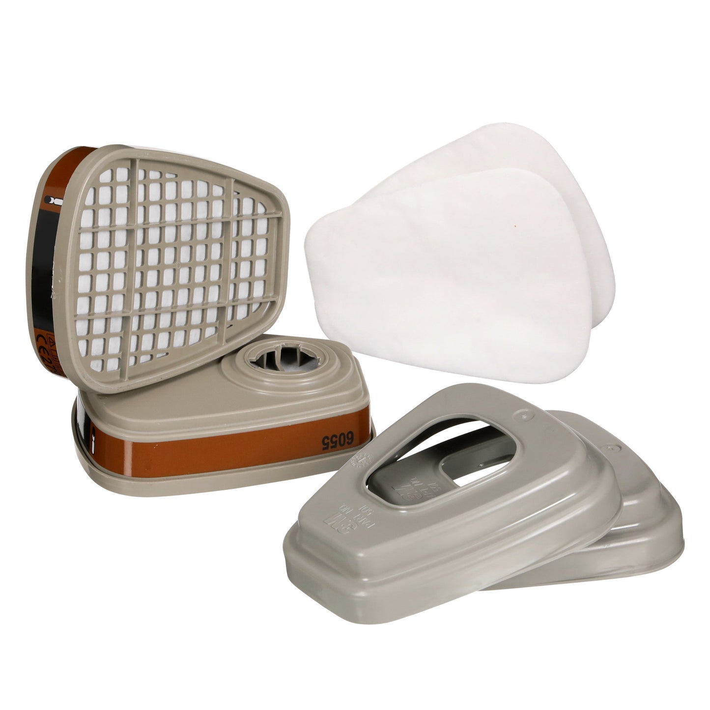 3M™ Filtersatz 6003-1SP, A2P3 organische Dämpfe (2x6055, 2x5935, 2x501) | Packung (1 Stück)
