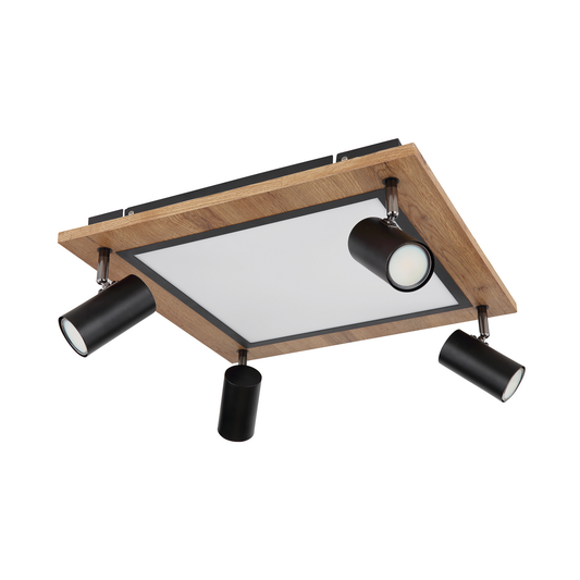 B-flokks Globo loftljós Ulla, lampi Le Ds, 5 ljós, 45x45 cm, hlýhvítt 3000 K