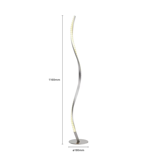 B-stock Lindby Criostal LED floor lamp, light fixture, standing lamp, LED Li216 