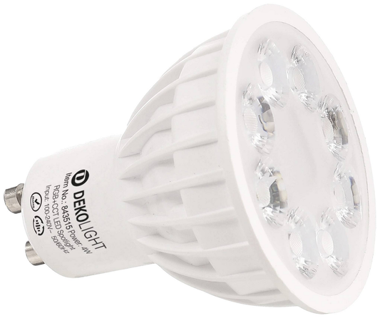 Deko Light 843515 LED orkunýtniflokkur F (AG) GU10 endurskinsljós 4 W hlýhvít ljósapera á lager