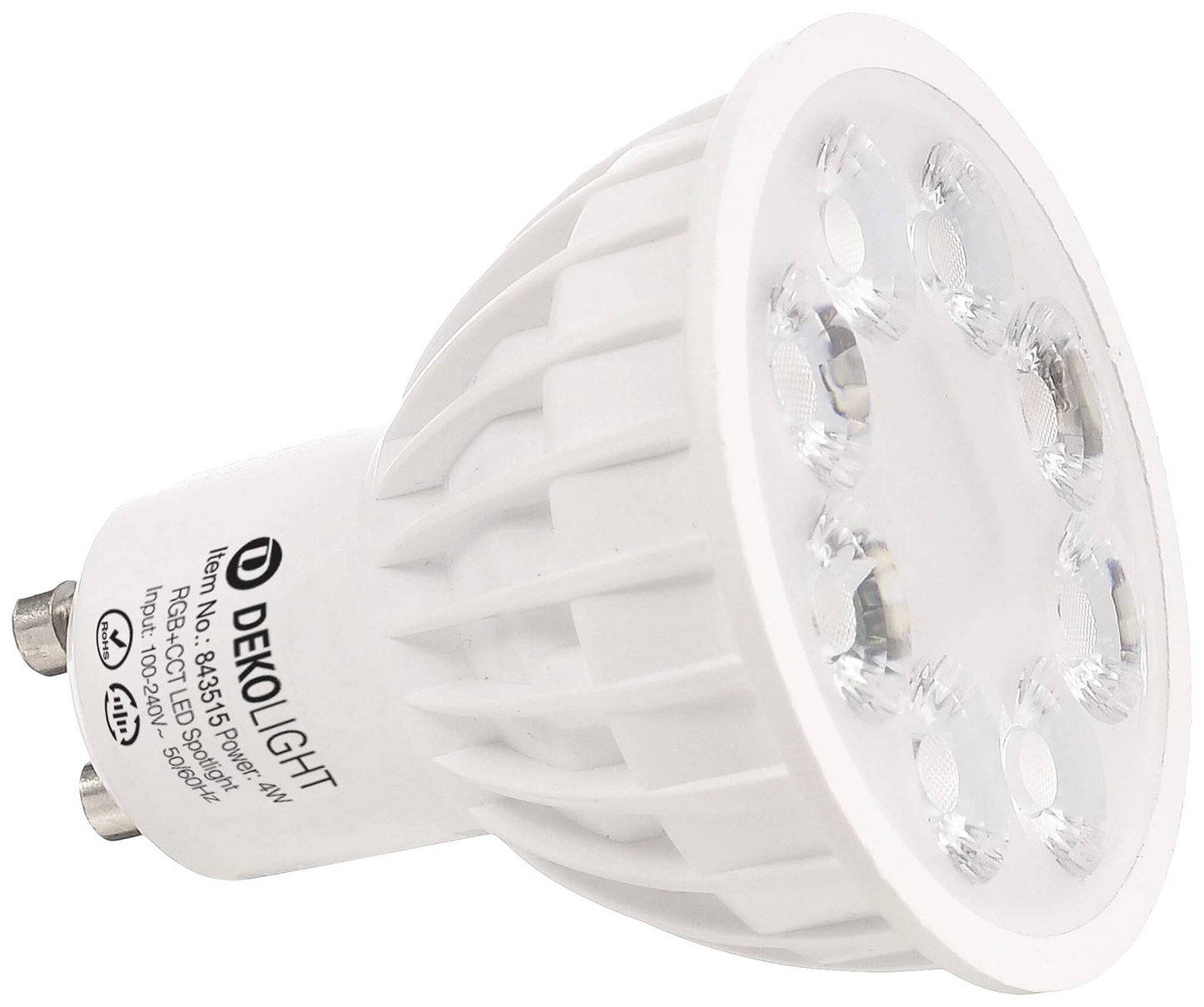 Deko Light 843515 LED orkunýtniflokkur F (AG) GU10 endurskinsljós 4 W hlýhvít ljósapera á lager