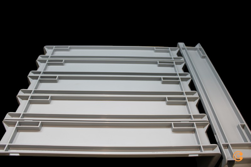 B-Ware Promat Kunststoffbehälter Schwerlasttransportbehälter Transportbehälter 6 STÜCK