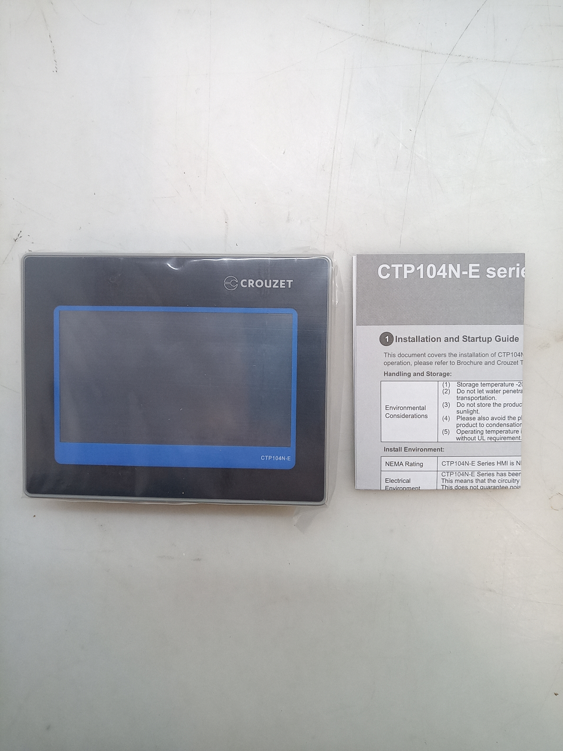 Crouzet snertiskjár Ctp104 NE Ethernet afkastamikil útgáfa, aðeins skjár