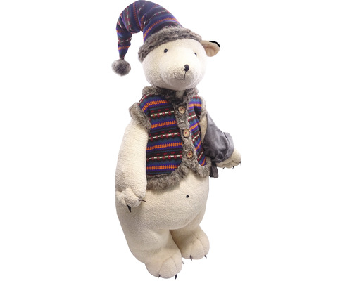 B-flokks skrautlegur ísbjarnarfígúra frá Lafiora, 160 cm, björn, skrautfígúra, skrautgripur, fígúra