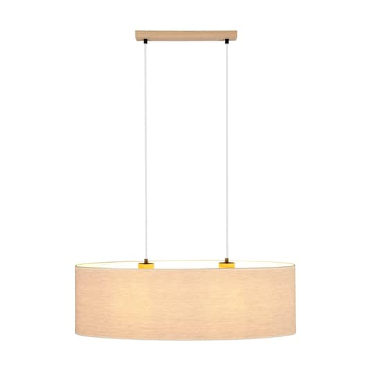 B-stock Euluna hanging light canvas linen shade hanging light lamp ceiling lamp 80 cm 466 