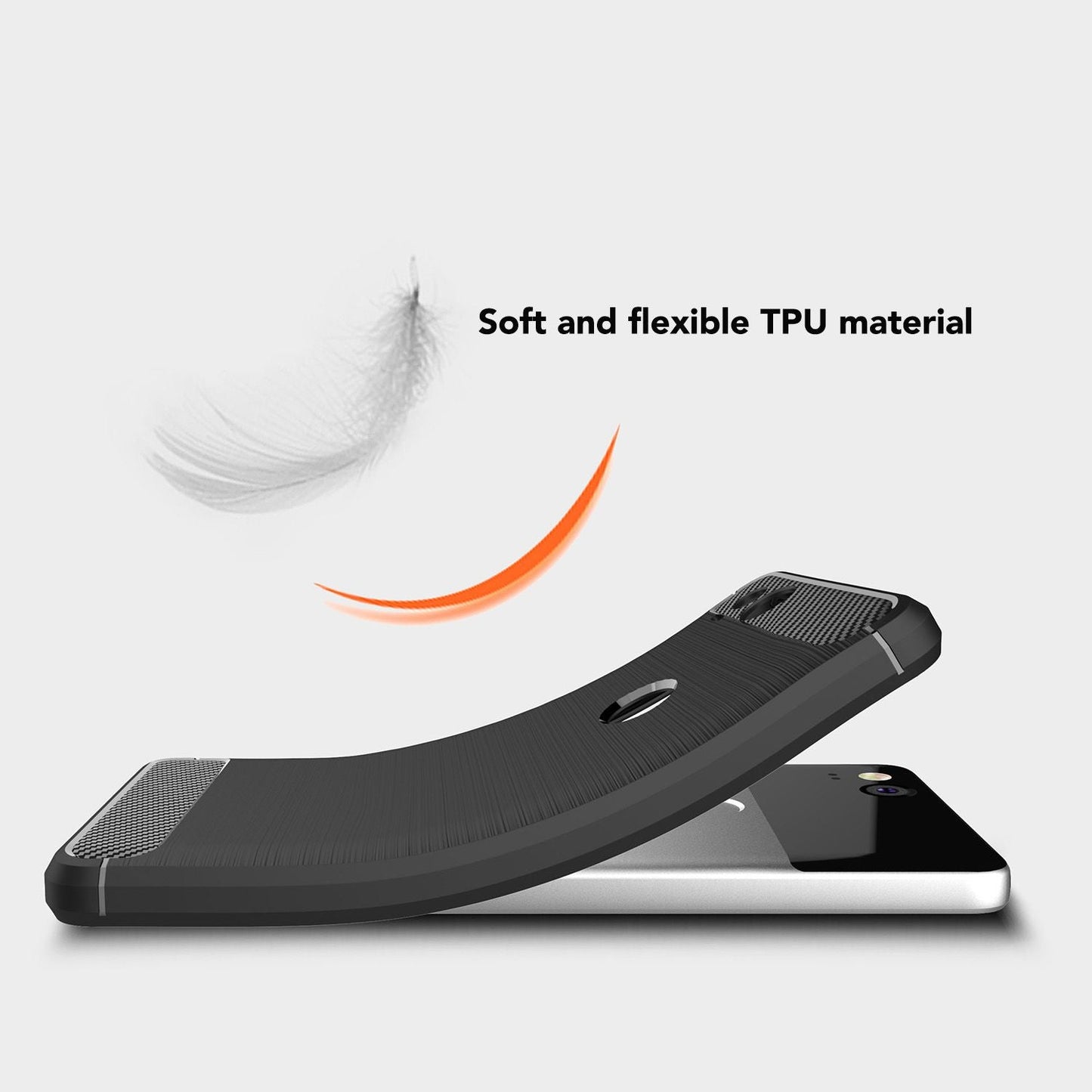 Google Pixel 2 Handy Hülle von NALIA, Dünnes Case Cover Silikon Schutz Bumper