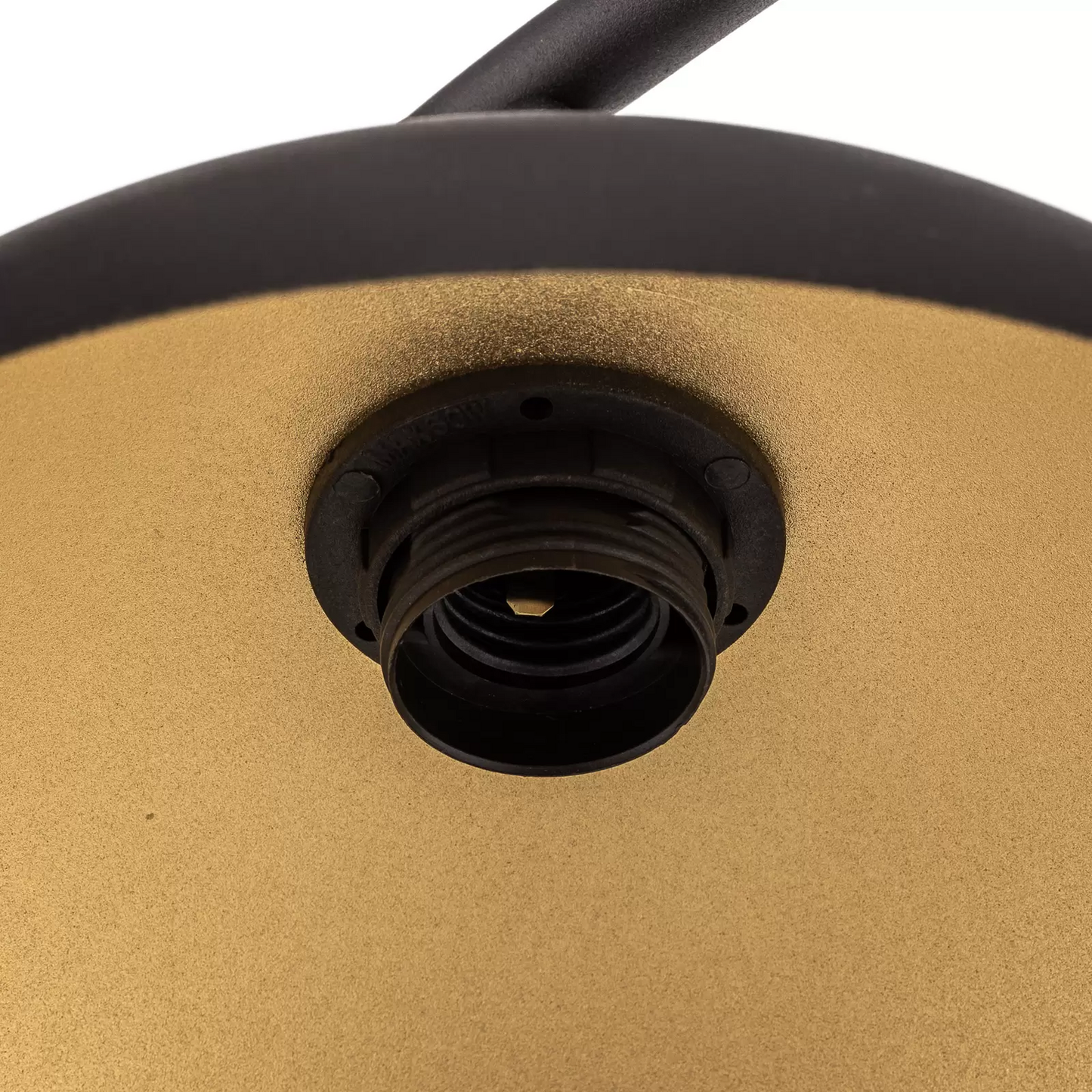 B-Ware Tischleuchte 1036 Einflammig Schwarz Gold Tischlampe Lampe Leuchte Spot Licht