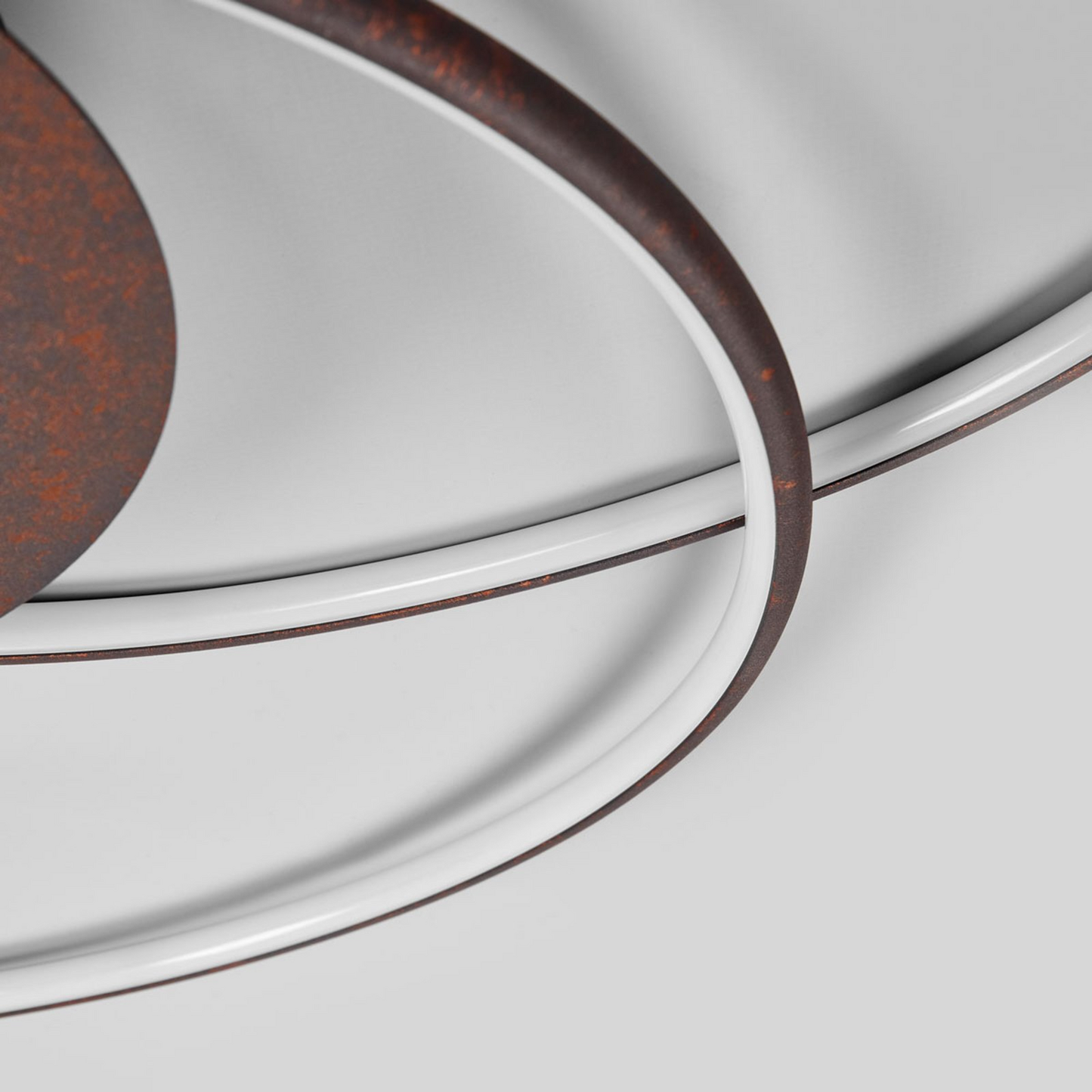 B-grade Lindby LED ceiling lamp Joline ceiling lamp ceiling light LED rust brown 74cm 