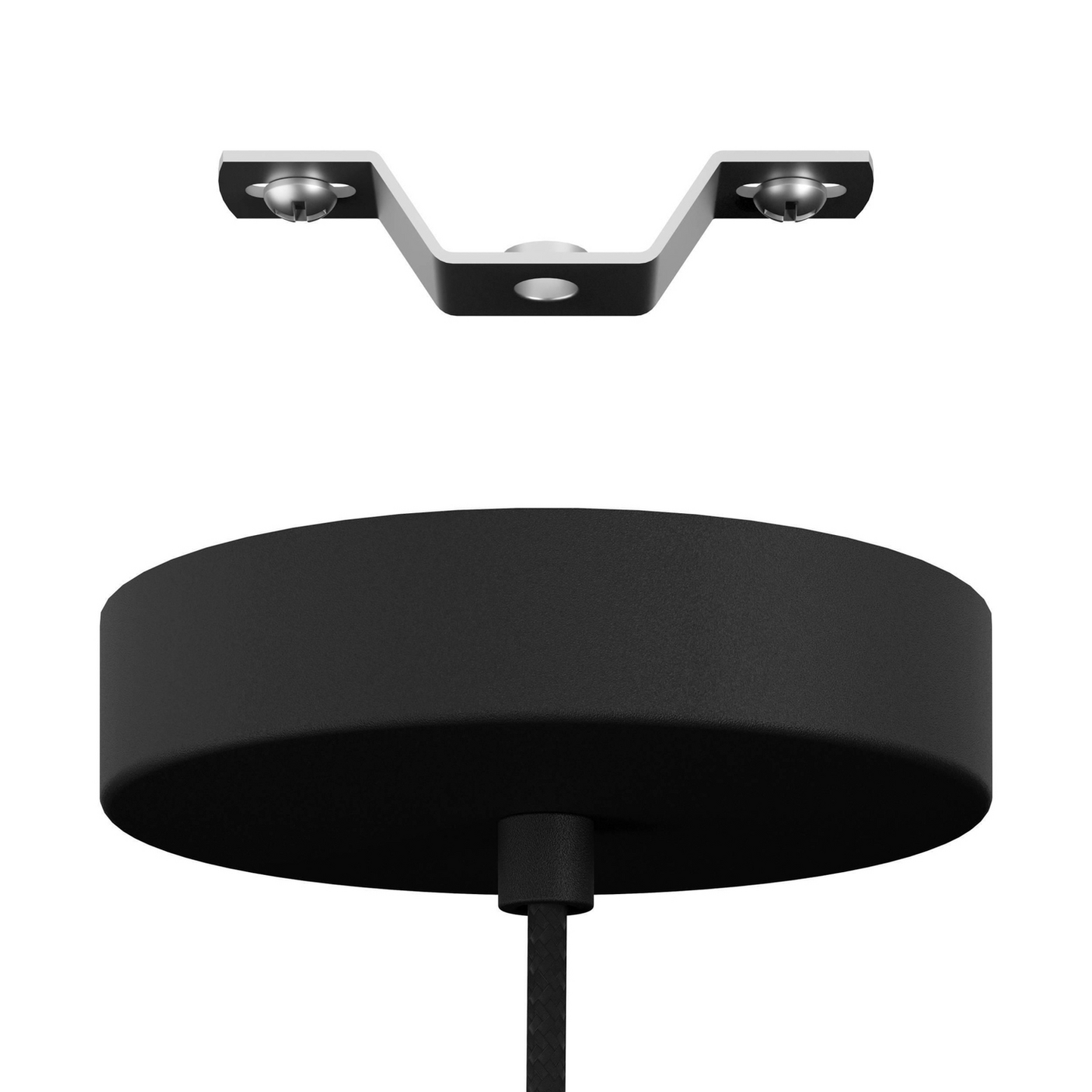 B-flokks Eglo Kilnsdale hengiljós, ø 11 cm, svart/brúnt, stál, loftlampi, kastari