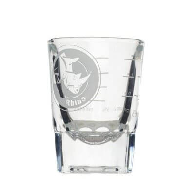 Rhino Coffee Gear Glass Measuring Cups for Espresso
