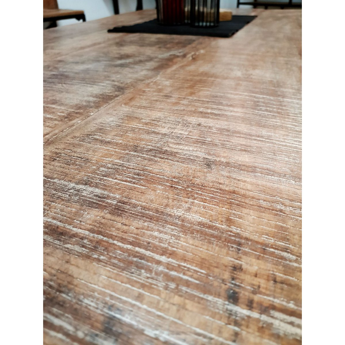 Borðstofuborð - Liverpool - 120x80 - 160x90 og 200x100 cm - úr gegnheilu mangóviði