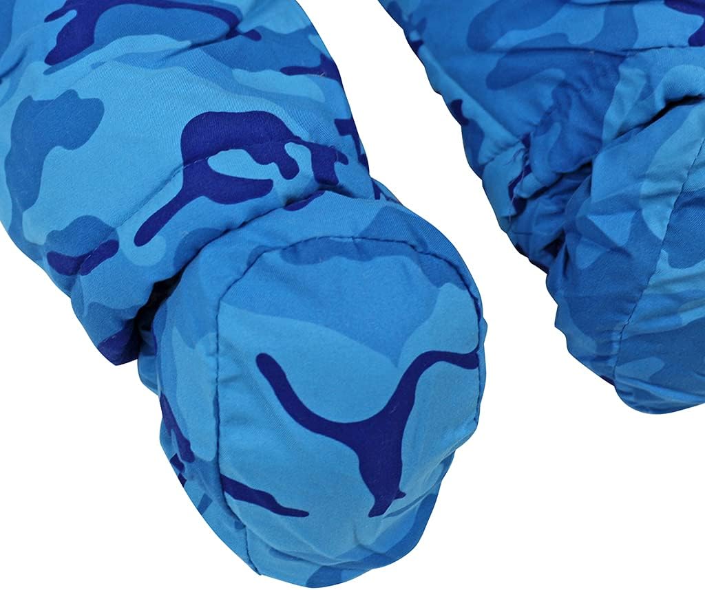 Baby Winter Overall with Hood, Snowsuits with Gloves and Booties, Girls' and Boys' Warm Clothing Set 