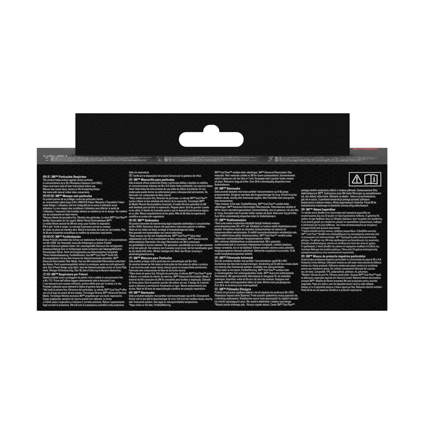 3M™ Aura™ Comfort Cool Flow™ Partikelmaske 9332+, FFP3, mit Ventil