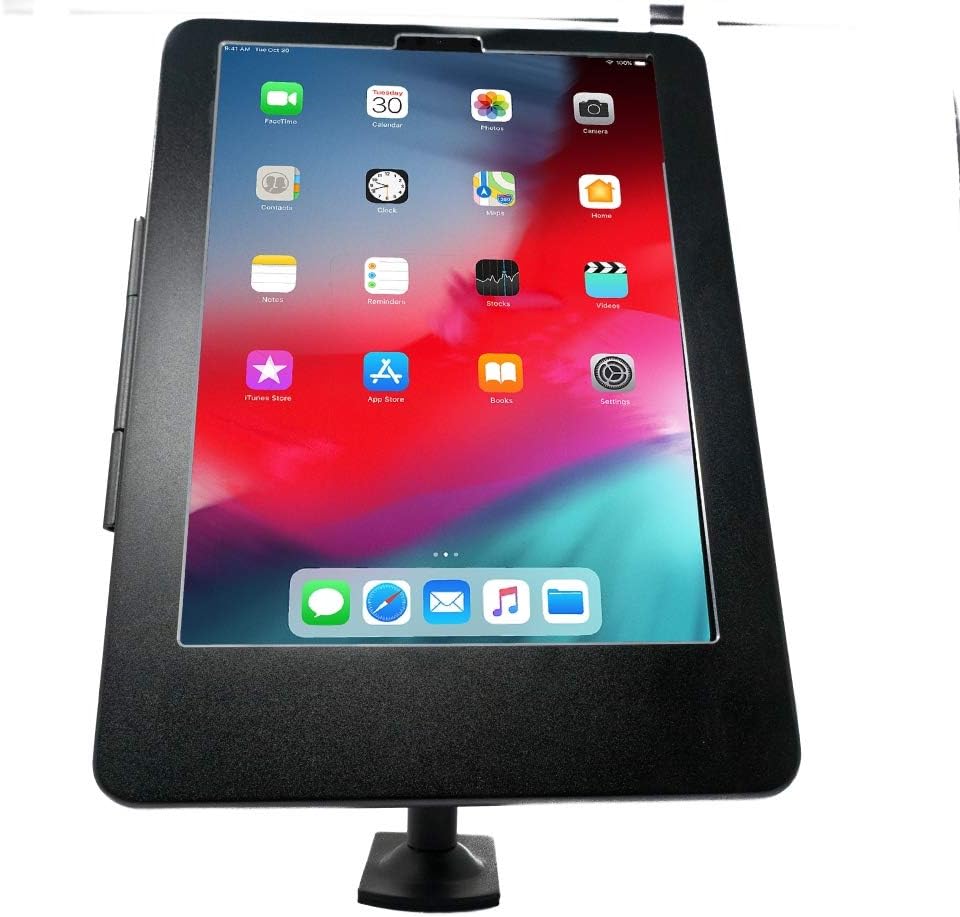 SYSTEM-S stöngfesting með lásfestingu úr málmi í svörtu fyrir iPad Pro 11" 