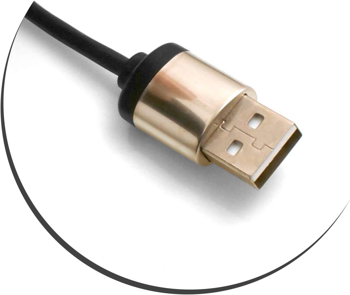 SYSTEM-S USB Type C 3.1 (Male) to USB A 2.0 (Male) Cable 50-100 cm Stretchable Coiled Cable