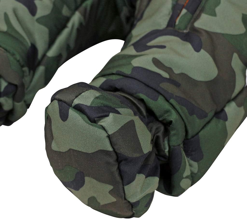 Baby Winter Overall with Hood, Snowsuits with Gloves and Booties, Girls' and Boys' Warm Clothing Set 