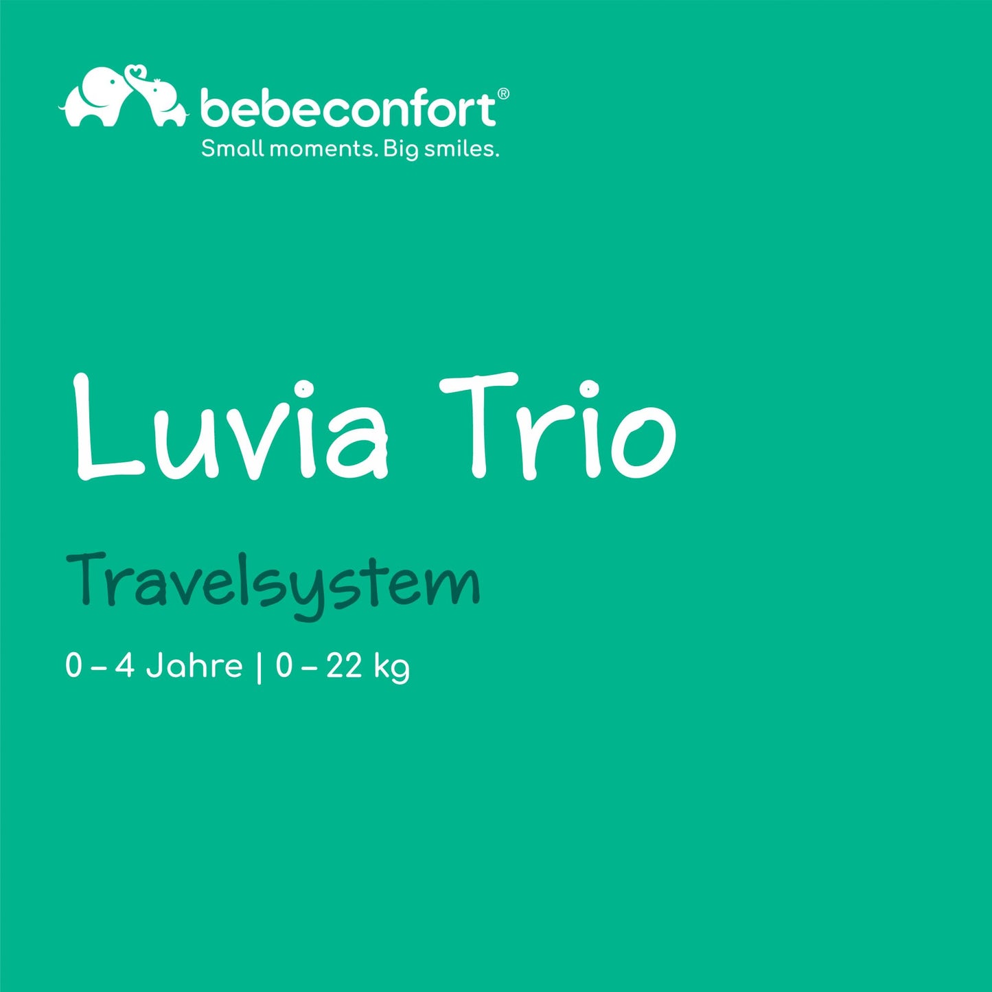 Bebeconfort Luvia Trio, 3-í-1 barnavagn, 0–4 ára (0–22 kg), barnavagn, ungbarnabílstóll, burðarrúm, snjallt samanbrjótanlegt kerfi, stillanlegt stýri, höggdeyfandi hjól, steinefnagrafít