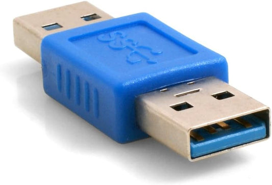 SYSTEM-S USB A 3.0 karlkyns í USB A 3.0 karlkyns snúru millistykki