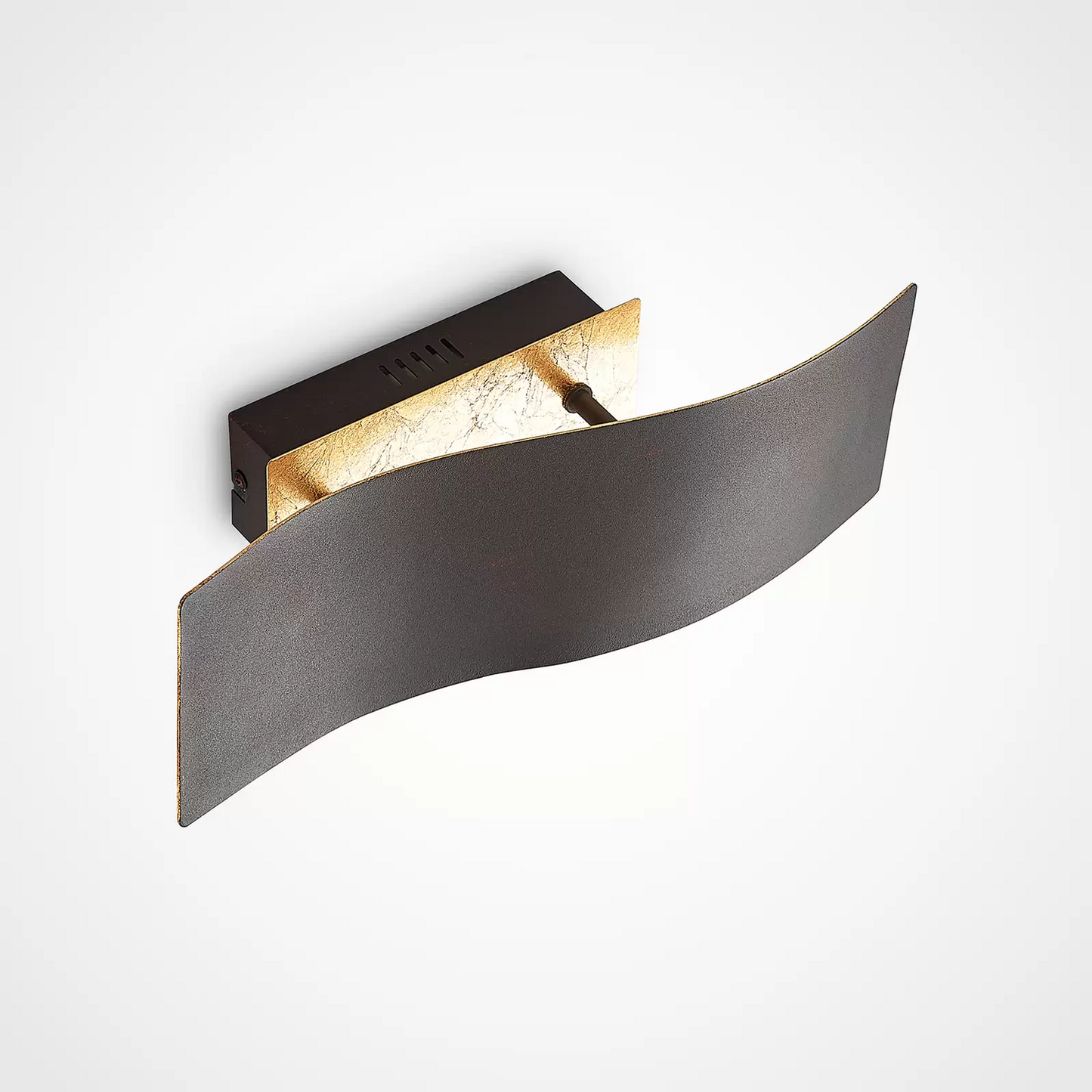 B-grade Lindby Larisa LED wall light in wavy shape, wall lamp, outdoor wall lamp