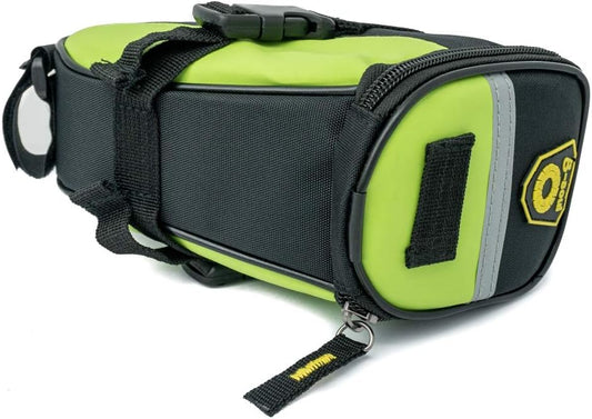SYSTEM-S Fahrrad Sattel Tasche Halterung Befestigung wasserfest in Grün