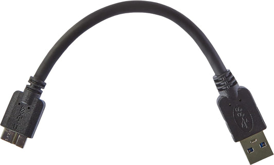 System-S Kurzes Micro USB 3.0 (USB 3.0 Micro-B) Daten & Ladekabel 10 cm für Samsung Galaxy Note 3