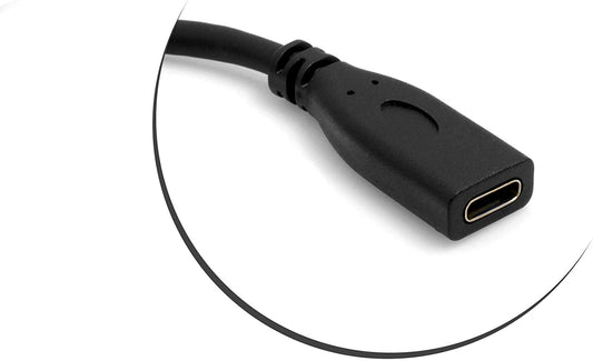 SYSTEM-S USB 3.1 Typ C Verlängerungskabel Kabel 20cm