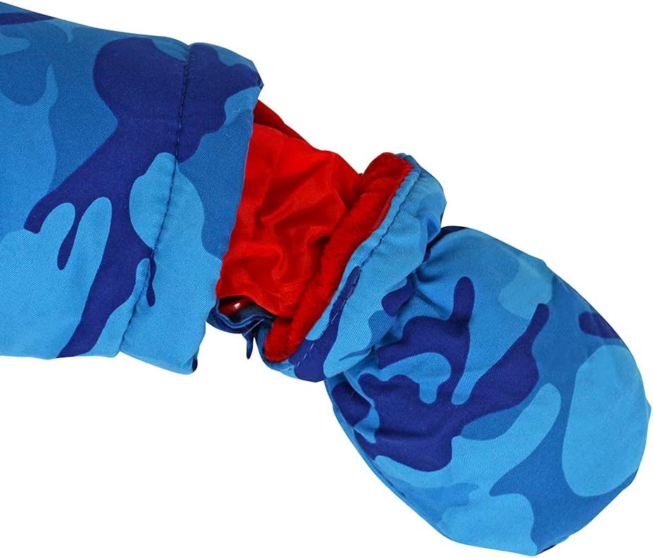 Baby Winter Overall with Hood, Snowsuits with Gloves and Booties, Girls' and Boys' Warm Clothing Set 