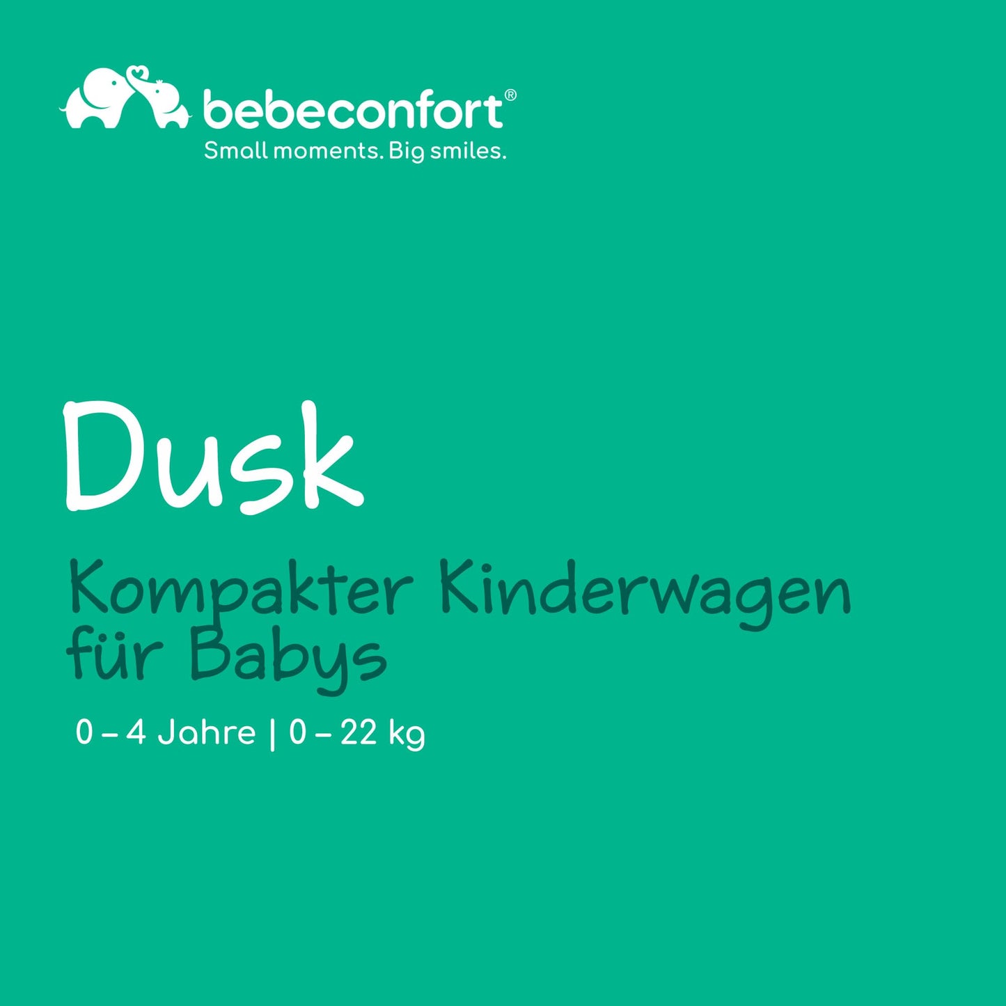 Bebeconfort Rainbow, barnavagn, nettur og meðfærilegur, 6 mánaða til 4 ára, allt að 22 kg, steinefnagrafít