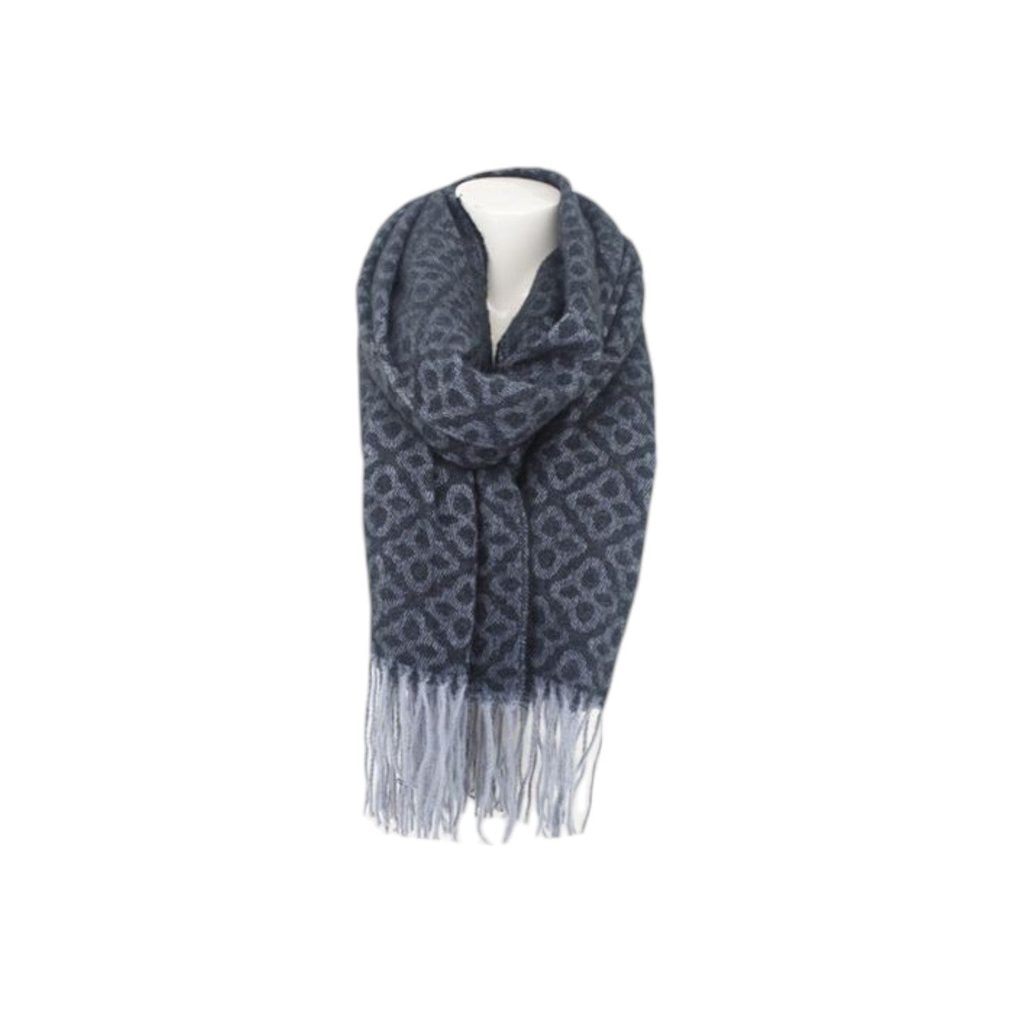 Winter Damen Schal Soft Cashmera » Winterschal Boutique Blume » Damenschal » Fransenschal 180 x 65 cm