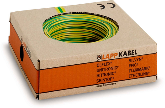B-grade Lapp 4150500 stranded wire Multi Standard Sc 2.2 1 x 2.50 mm² Green Yellow 100 m single wires