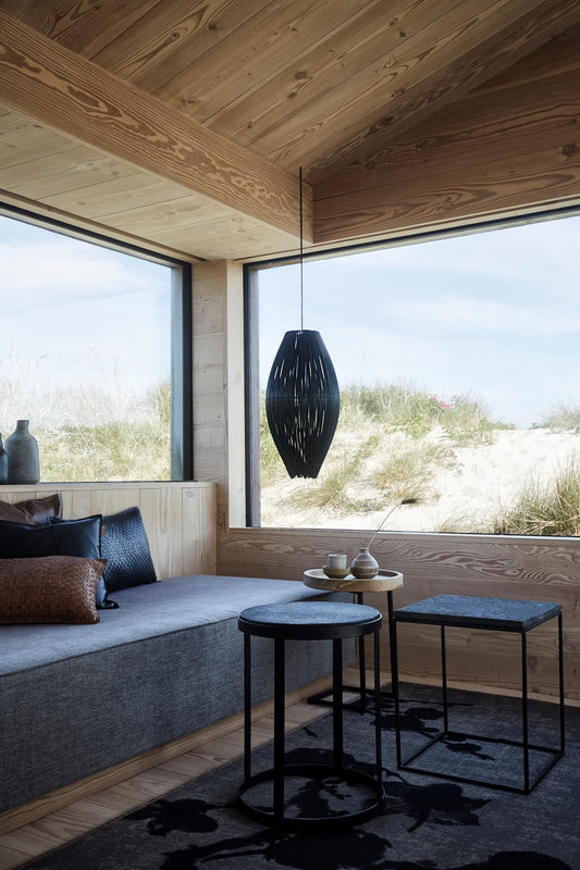 Beistelltisch Samoa, natur/schwarz